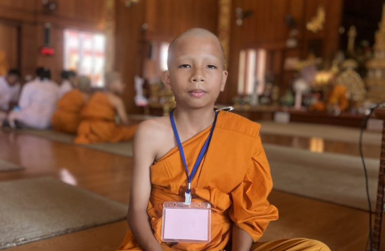 น้องธันวา บรรพชาสามเณรภาคฤดูร้อน ณ วัดศรีวนาราม