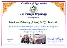 MitchamPrimarySchool CertificateOfAppreciation 30aug24